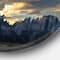 Designart - Torres del Paine National Park' Landscape Metal Circle Wall Art